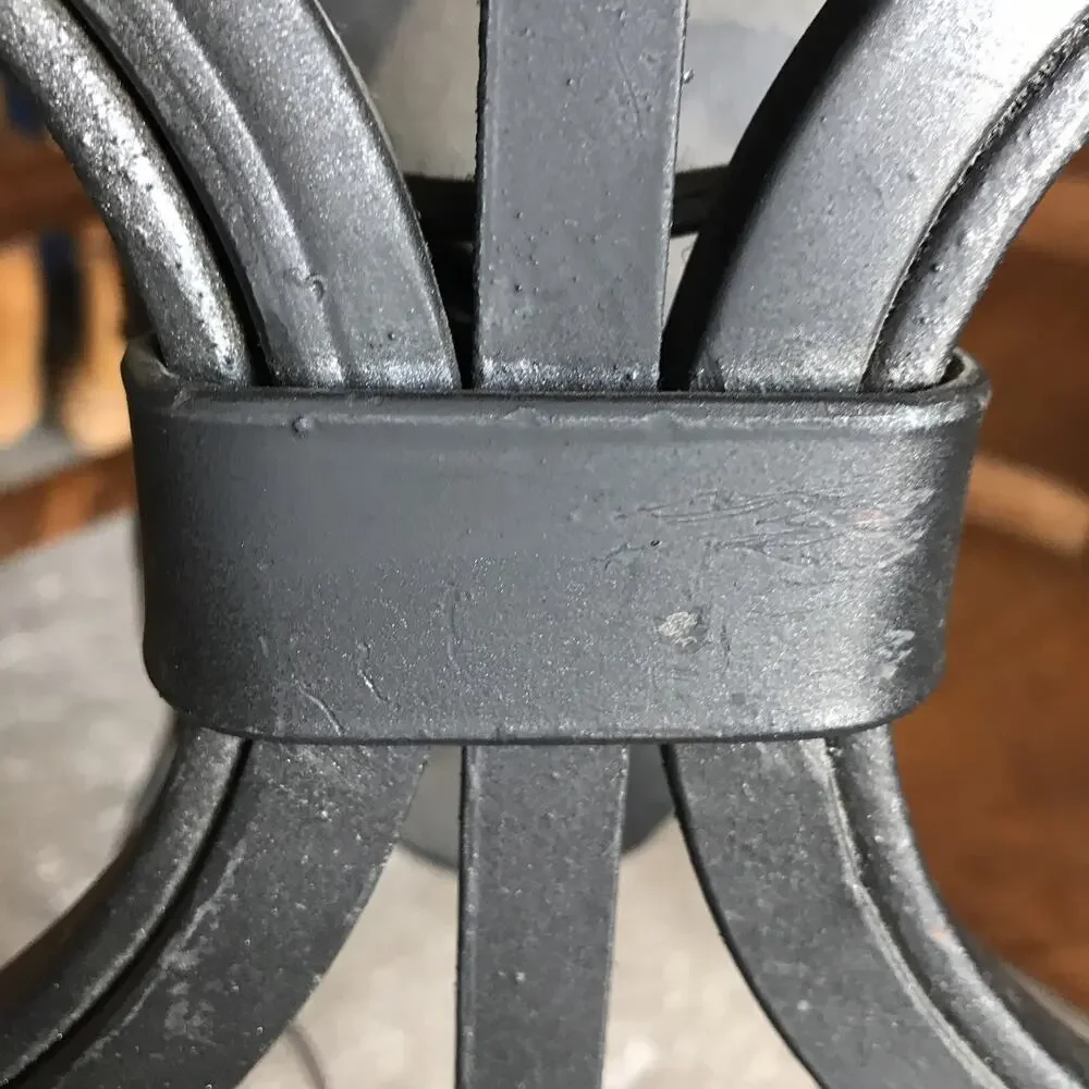 LARGE 1920S STYLE WROUGHT IRON SPANISH REVIVAL HOME WALL DOUBLE SCONCE LAMP